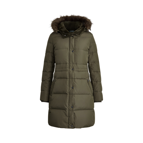 Doudoune bordée de fausse fourrure pour femme Ralph Lauren® FR