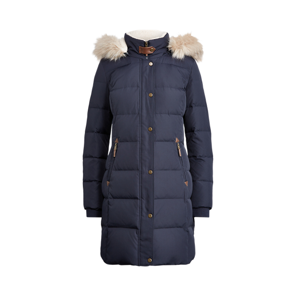 Doudoune bordée de fausse fourrure pour femme Ralph Lauren® FR