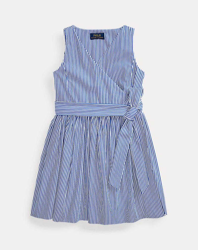 Striped Cotton Wrap Dress GIRLS 1.5-6.5 YEARS 1