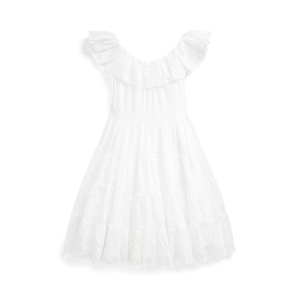 Cotton Off-the-Shoulder Dress GIRLS 7-14 YEARS 1