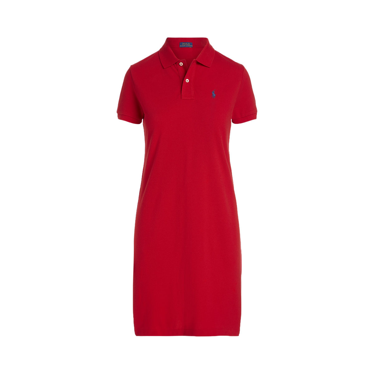 Ralph Lauren Women's Cotton Mesh Polo Dress - Size XS in Red