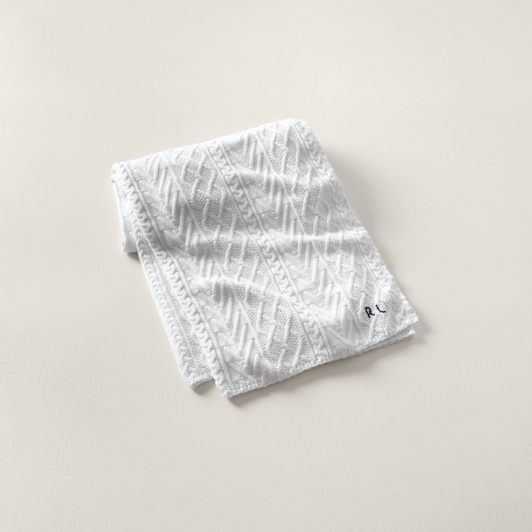 Ralph lauren knitted blanket cheap