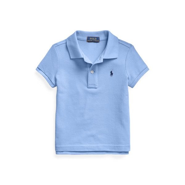 Cotton Mesh Polo Shirt GIRLS 1.5–6.5 YEARS 1