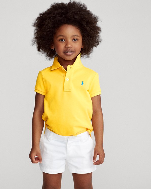 School Uniform Gold/Dark Yellow Polo T Shirts Kids Boys Girls Tee Top Sports 