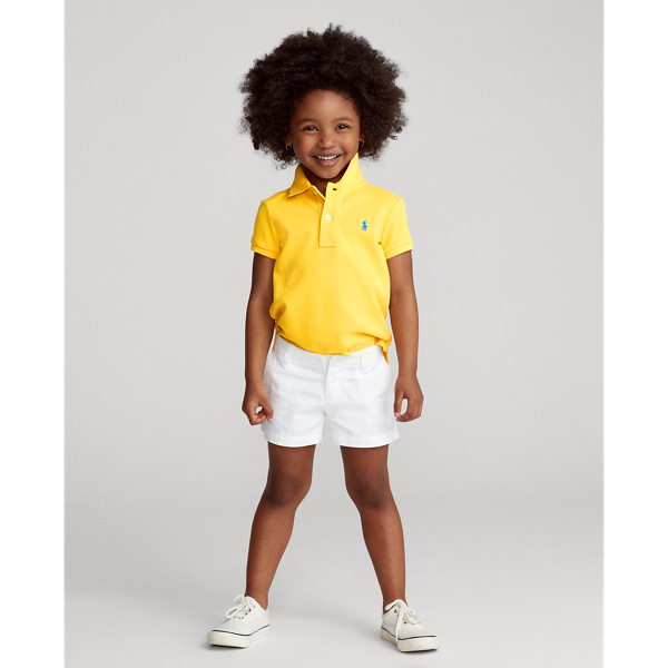 Girls 2-6x Cotton Mesh Polo Shirt 4