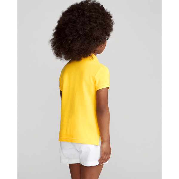 Girls 2-6x Cotton Mesh Polo Shirt 5