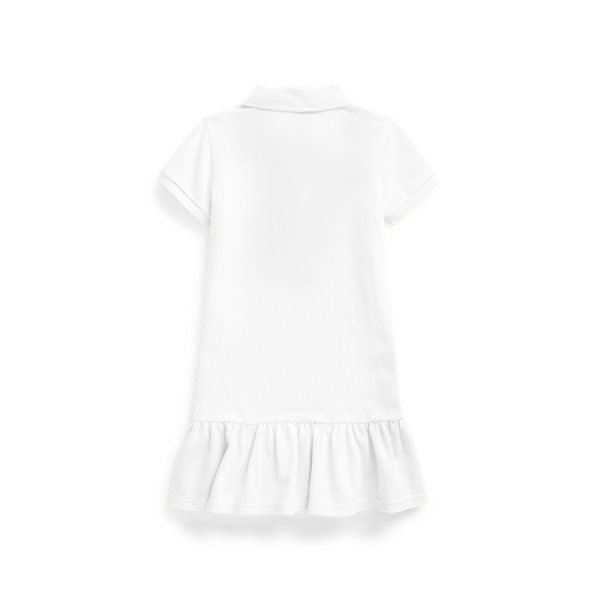 Girls 2-6x Cotton Mesh Polo Dress 3
