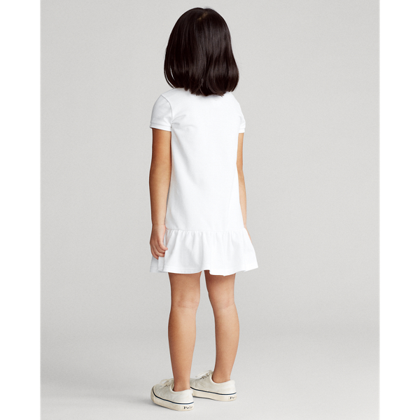 Girls 2-6x Cotton Mesh Polo Dress 5