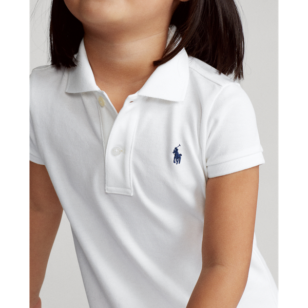 Girls 2-6x Cotton Mesh Polo Dress 6