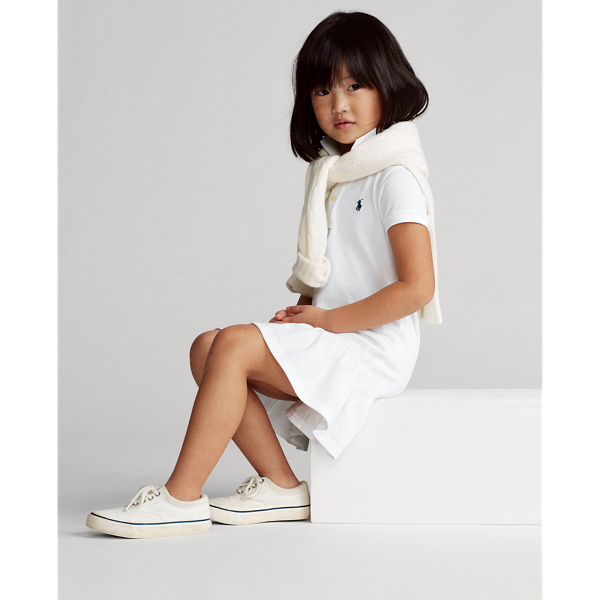 Girls 2-6x Cotton Mesh Polo Dress 7