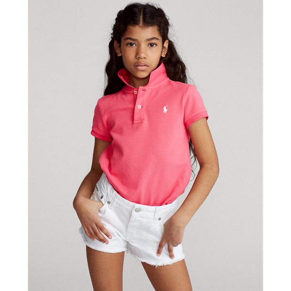 Cotton Mesh Polo Shirt