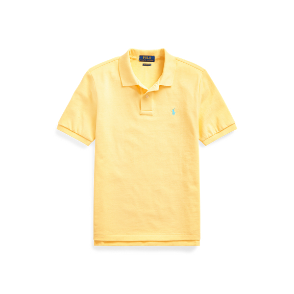 Boys 8-18 Slim Fit Cotton Mesh Polo Shirt 1