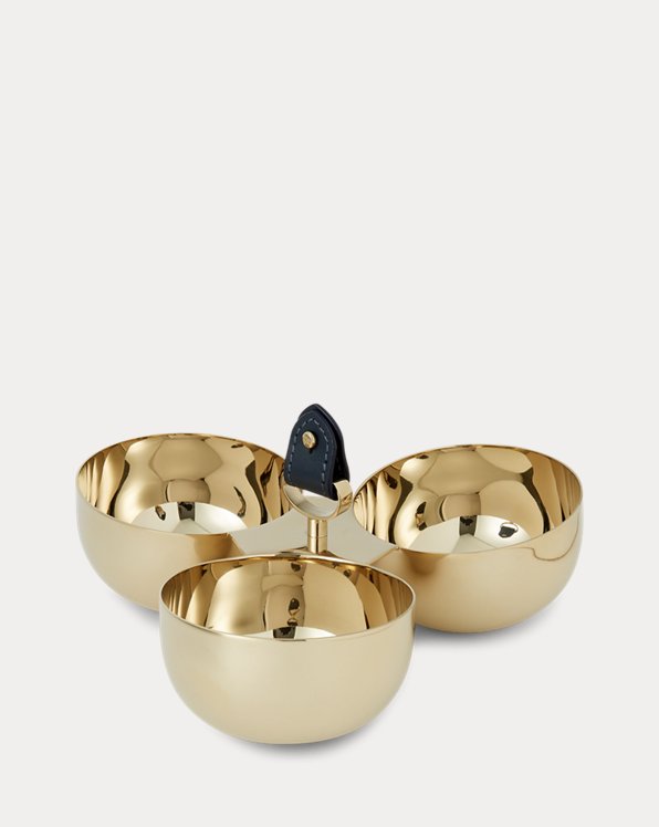 Wyatt Gold and Navy Barware Collection
