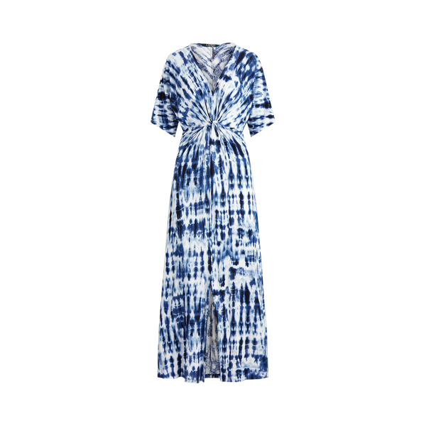 Tie-Dye Linen Dress
