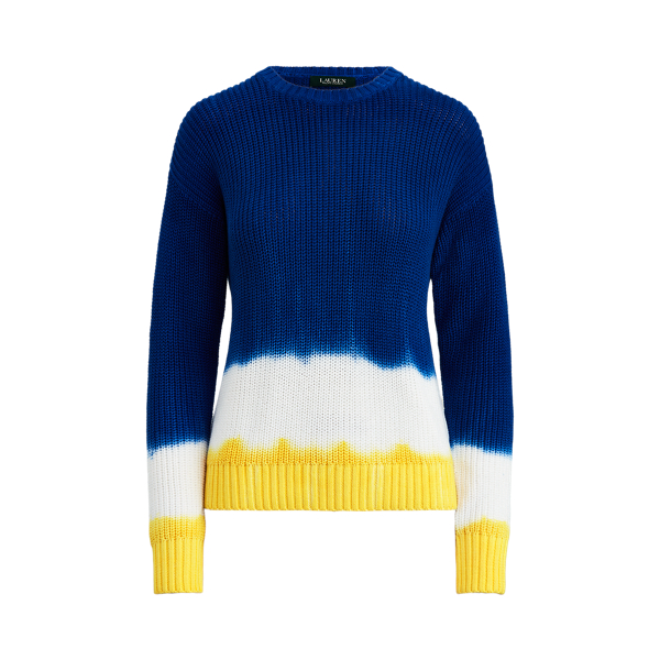 Tie-Dye Cotton Sweater