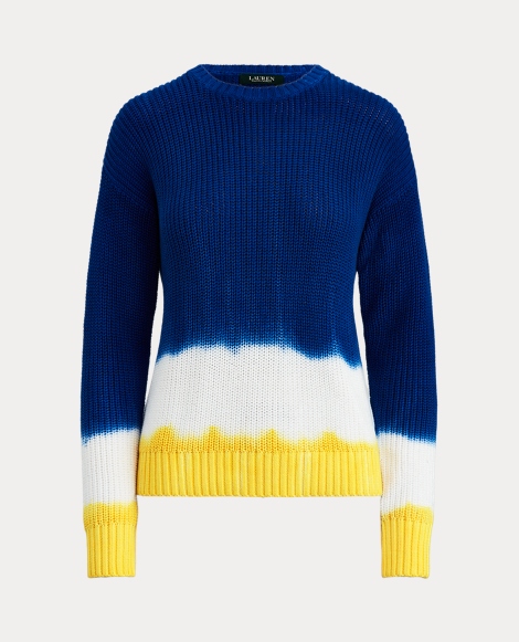 Tie-Dye Cotton Sweater