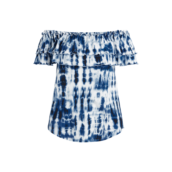 Tie-Dye Off-the-Shoulder Top