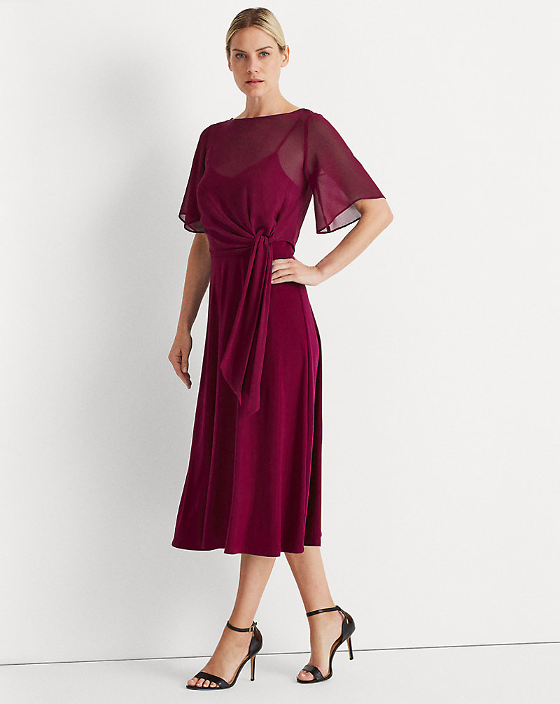 Jersey Fit-and-Flare Dress Lauren 1