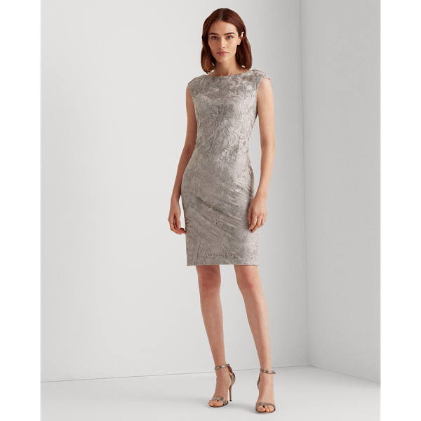 Two-Tone Embroidered Dress Lauren 1