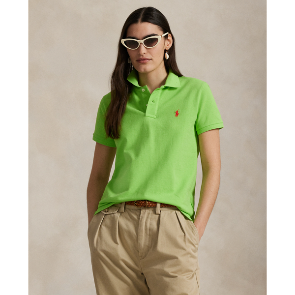 Classic Fit Mesh Polo Shirt