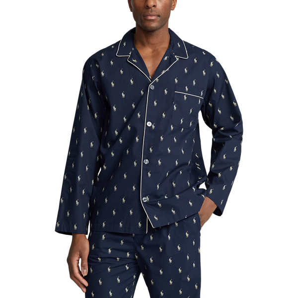 POLO RALPH LAUREN Men`s Mini Terry Pajama Pants (G(PP25RL-A6EL)/N, Small)  at  Men's Clothing store