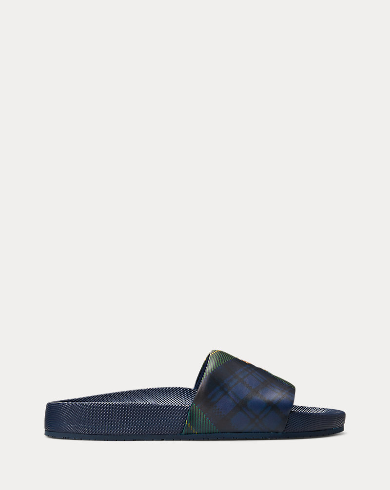 Cayson Tartan Slide Sandal Polo Ralph Lauren 1