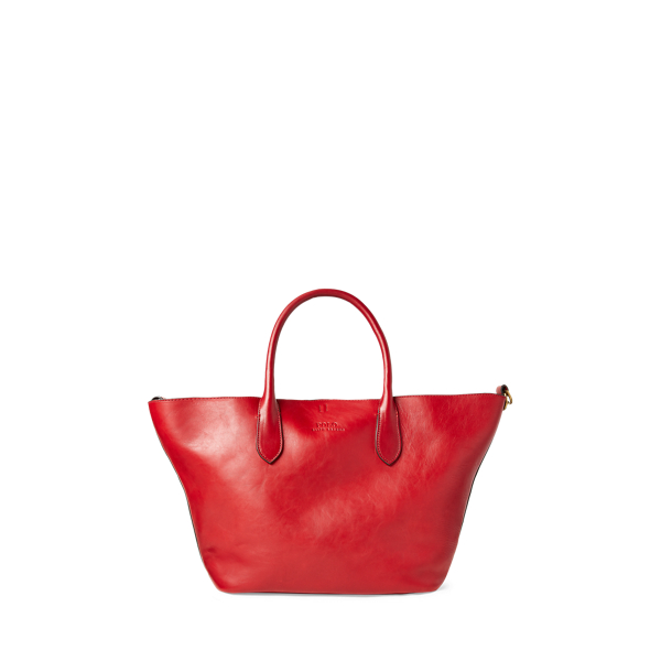 Ralph lauren red tote deals