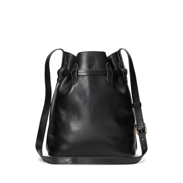 Große Beuteltasche Bellport aus Leder für Damen | Ralph Lauren® DE
