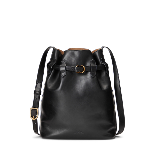 Leather Bellport Bucket Bag | Ralph Lauren UK