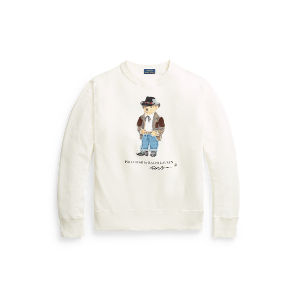 Cowboy Polo Bear Sweatshirt for Women | Ralph Lauren® UK