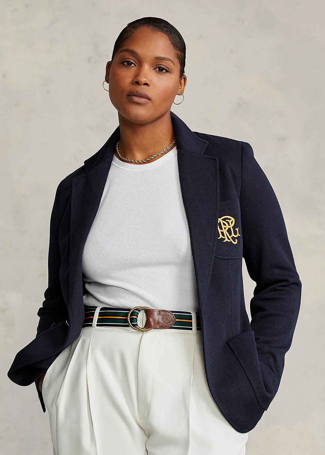 Polo Ralph Lauren Double-Knit Jacquard Blazer 6