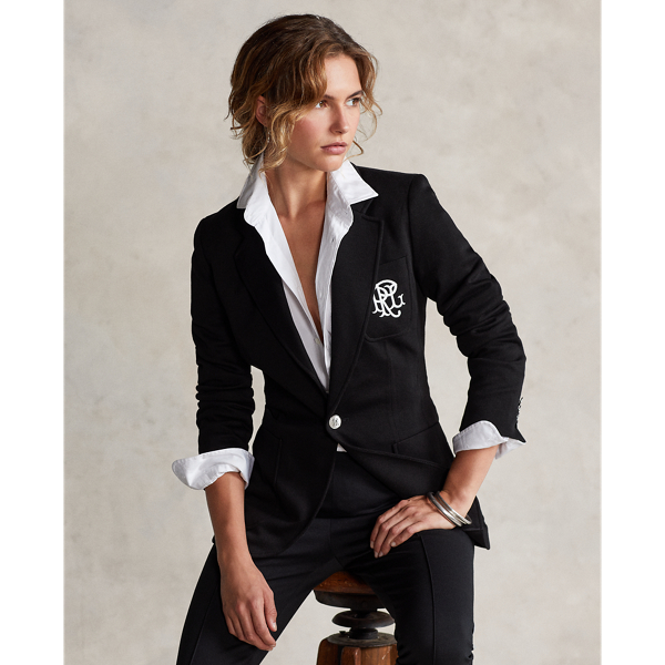 Double-Knit Jacquard Blazer