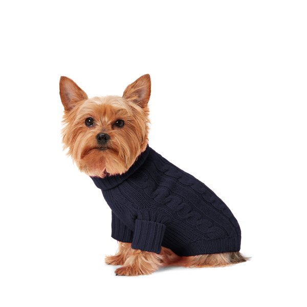 Cable Cashmere Dog Jumper Ralph Lauren Pet 1