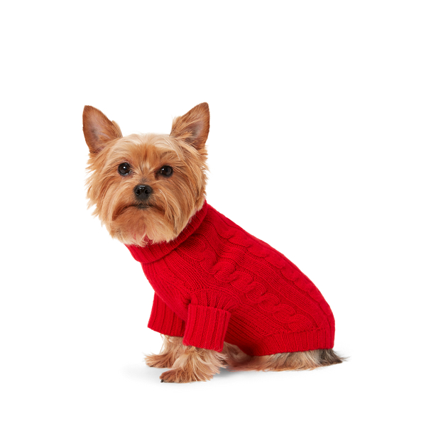 Cable Cashmere Dog Jumper Ralph Lauren Pet 1