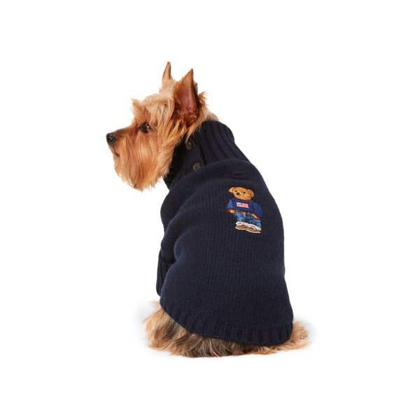 Bear Wool-Blend Dog Sweater