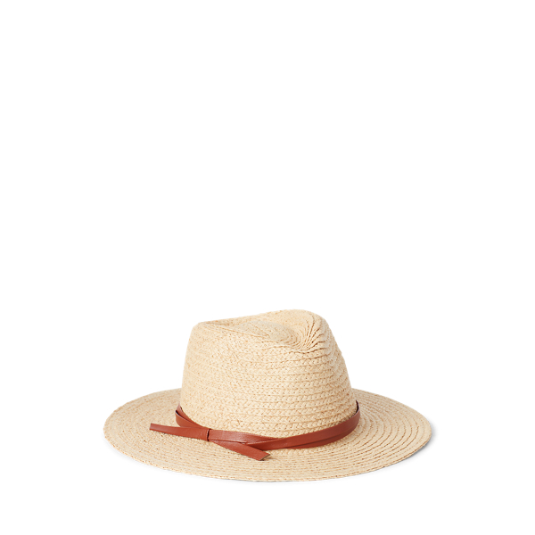 Belted Raffia Fedora