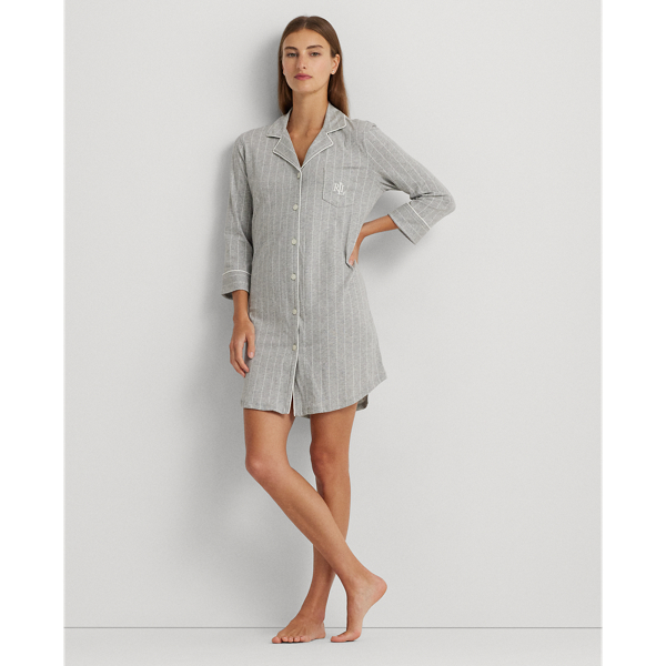 Grey cotton and cashmere pyjama set