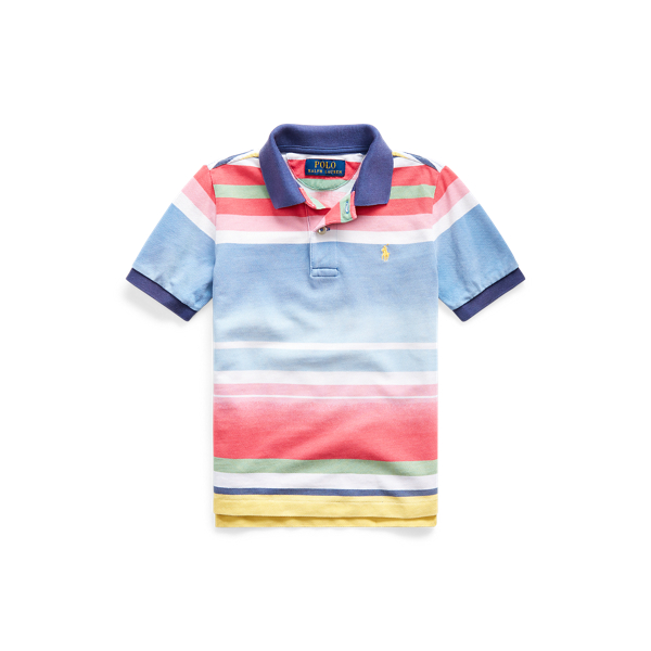 Striped Cotton Mesh Polo Shirt BOYS 1.5-6 YEARS 1