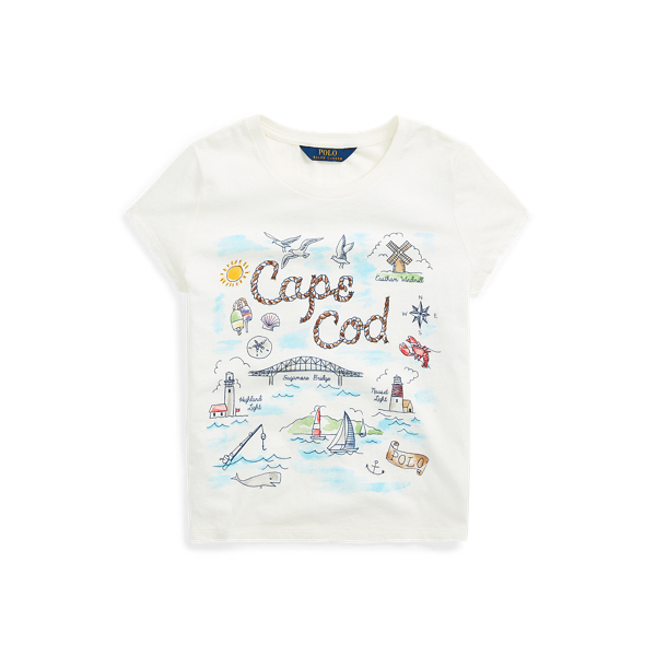 Cape Cod Cotton Jersey Tee GIRLS 1.5-6.5 YEARS 1