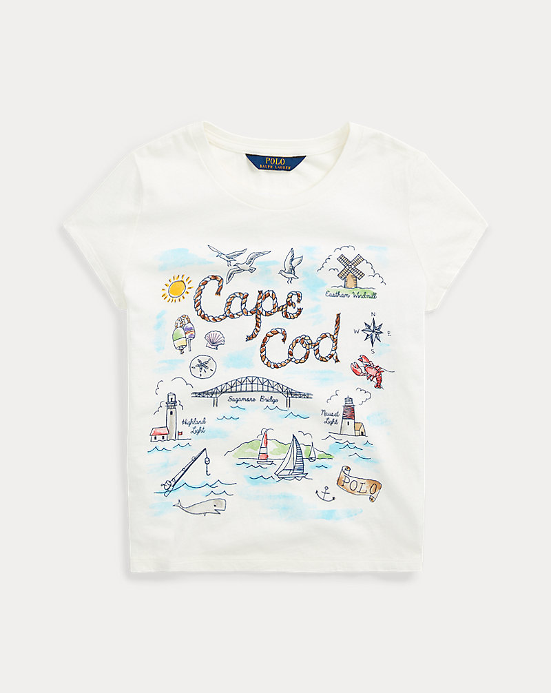 Cape Cod Cotton Jersey Tee GIRLS 1.5-6.5 YEARS 1