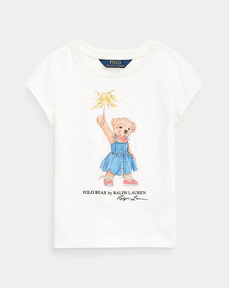 Polo Bear katoenen T-shirt MEISJES 1,5-6,5 JAAR 1