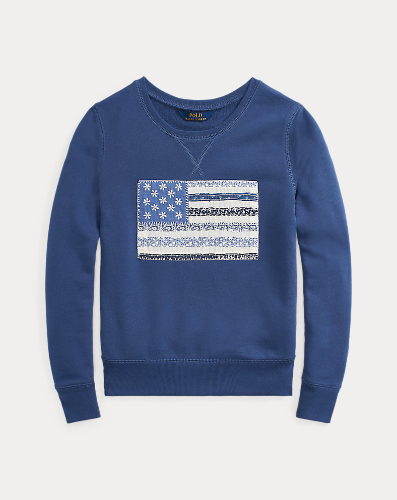 Flag French Terry Pullover GIRLS 7-14 YEARS 1