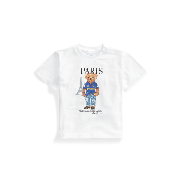 Paris Bear Cotton Jersey Tee Baby Boy 1