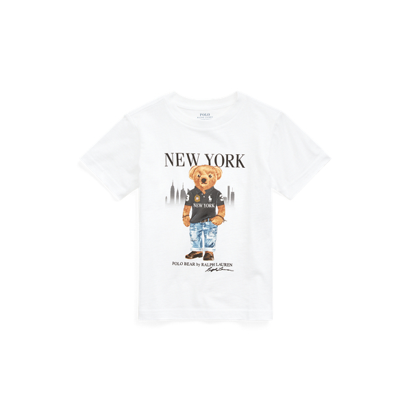 New York Bear Cotton Tee BOYS 1.5-6 YEARS 1