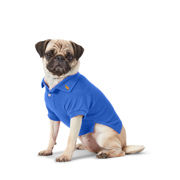 Cotton Mesh Dog Polo Shirt Ralph Lauren Pet 1