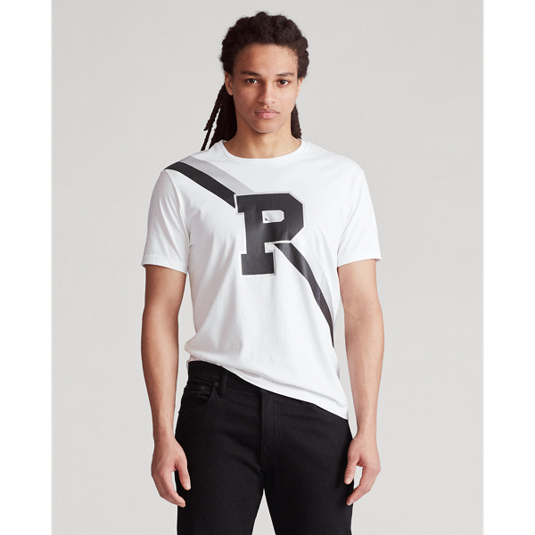 Classic Fit Letterman T-Shirt Polo Ralph Lauren 1