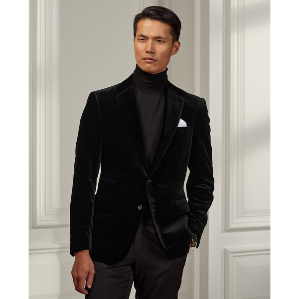 Polo ralph lauren velvet on sale jacket