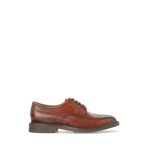 Men s Asher Leather Wingtip Ralph Lauren