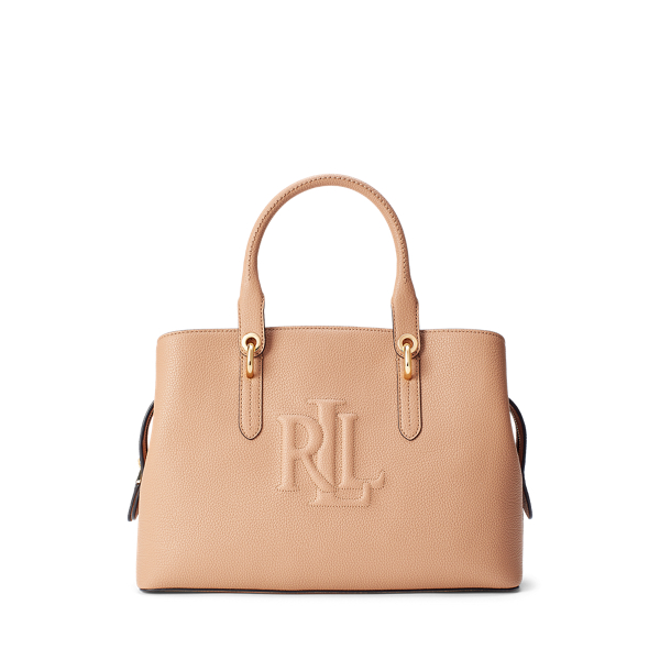 Ralph lauren leather embossed hayward satchel bag best sale
