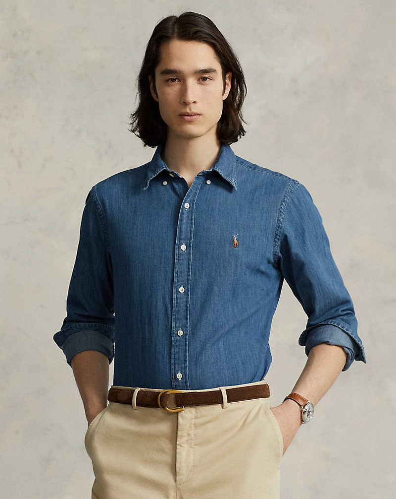 Custom fit denim overhemd Polo Ralph Lauren 1
